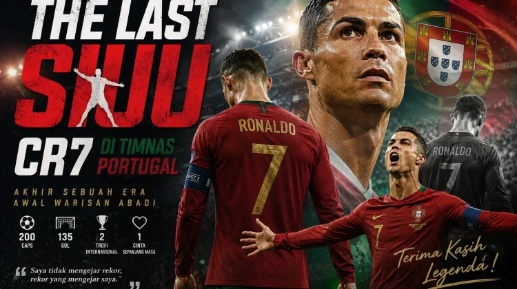 The Last SIUU: Perpisahan Emosional Cristiano Ronaldo Bersama Timnas Portugal