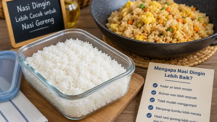 Nasi Dingin Lebih Cocok Digunakan untuk Membuat Nasi Goreng