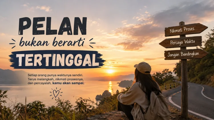 Pelan Saja, Hidup Bukan Ajang Siapa yang Paling Cepat