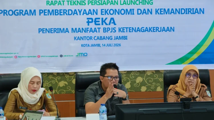 BPJS Ketenagakerjaan Matangkan Persiapkan Launching Program PEKA di Jambi