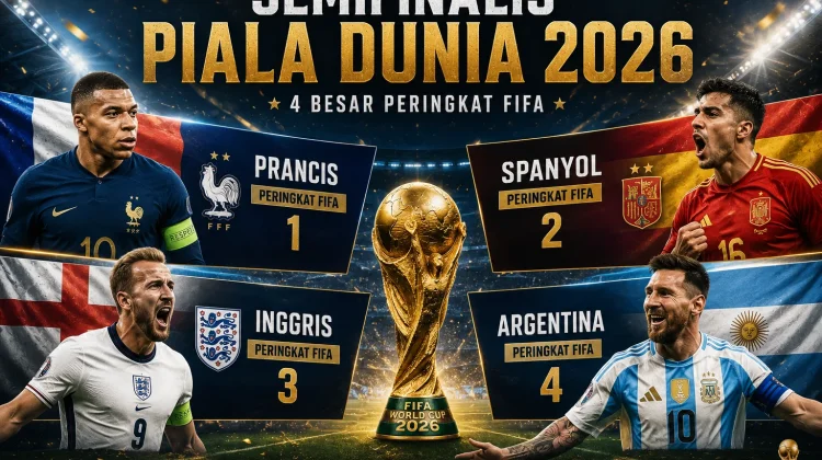 4 Top Ranking FIFA Semifinalis Piala Dunia 2026