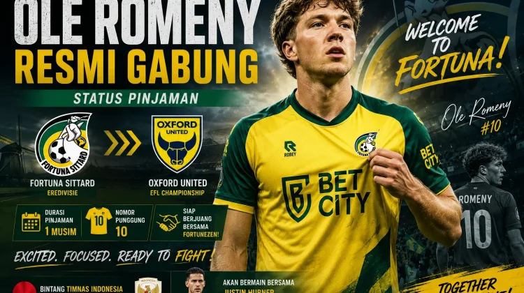 Fortuna Sittard "Pulangkan" Ole Romeny ke Eredivisie