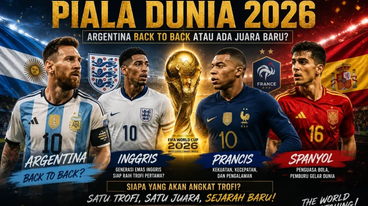 Prediksi Final Piala Dunia 2026: Argentina Back to Back atau Lahir Juara Baru?