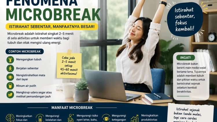 Hanya 5 Menit, Microbreak Bisa Bikin Belajar dan Kerja Lebih Produktif