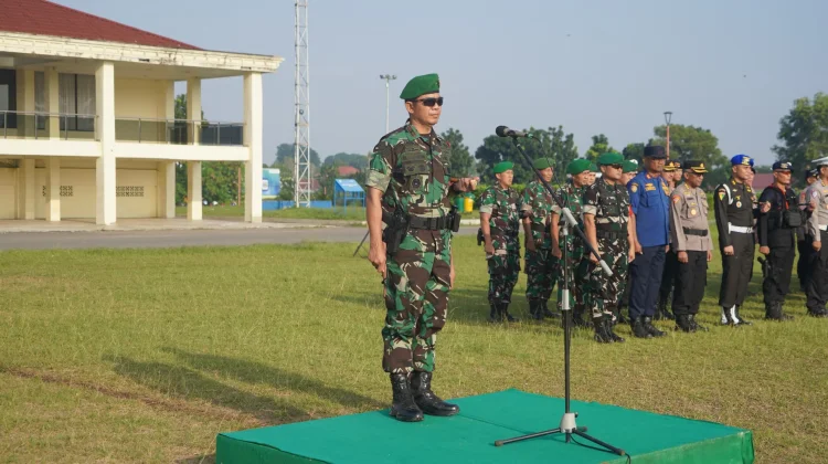 Apel Gelar Pasukan Pengamanan VVIP Kunker Wapres RI di Jambi