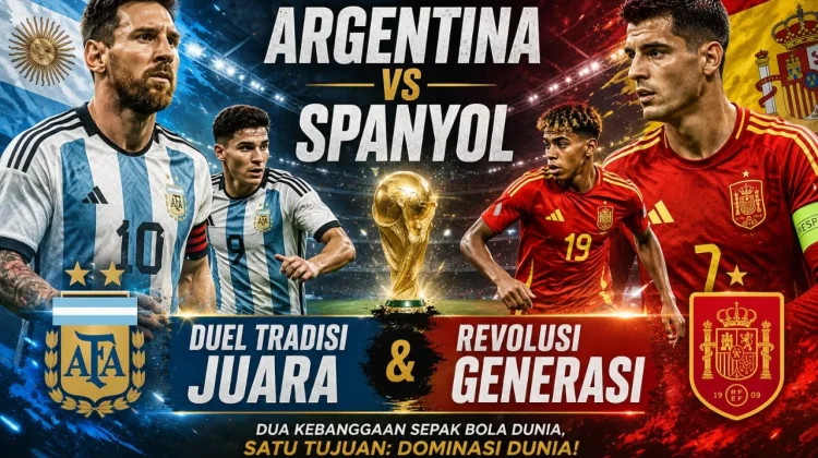 Argentina vs Spanyol, Duel Tradisi Juara dan Revolusi Generasi