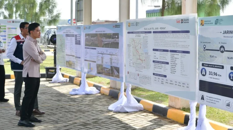 Wapres Gubran Tinjau Tol Bayung Lincir