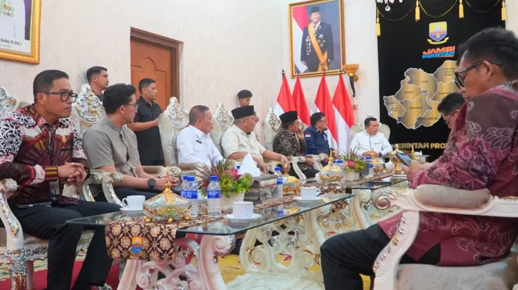 Komisaris Utama PT Jasa Raharja Audiensi Bersama Gubernur Jambi