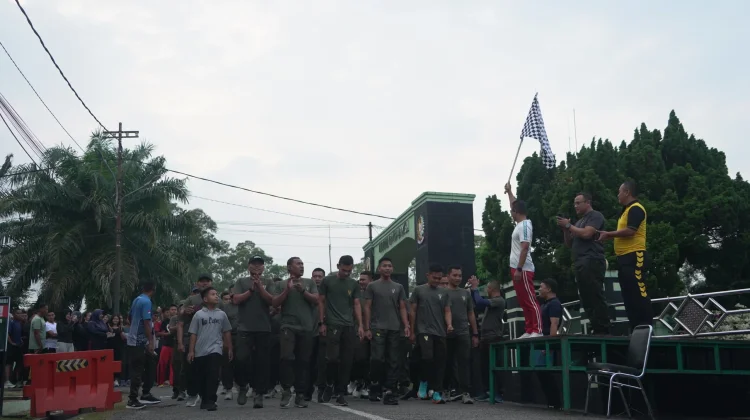 Jalan Santai HUT ke-1 Kodam XX/TIB diikuti Ribuan Warga Jambi