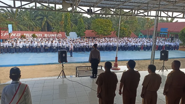 Polres Bungo Berikan Edukasi Pelajar dari Bahaya Narkoba dan Geng Motor