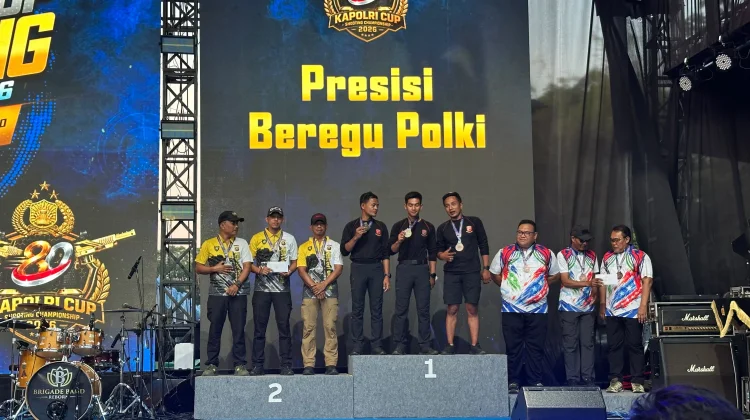 Juara II Tim Menembak Kontingen Polda Jambi di Kapolri Cup 2026