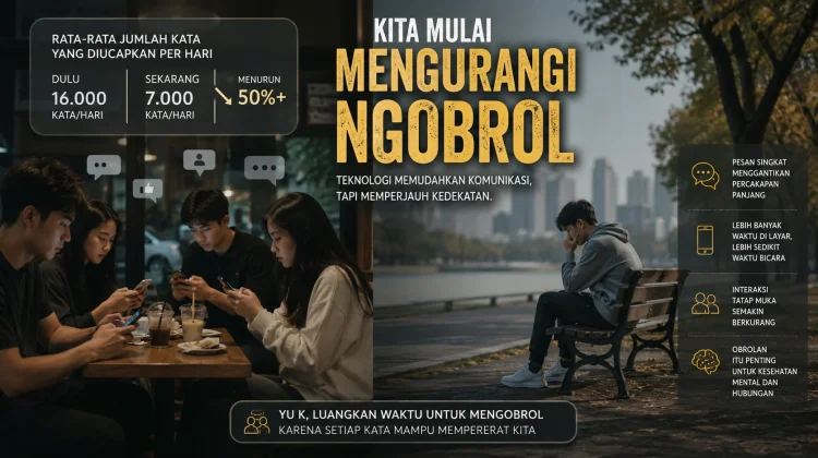 Banyak Chat, Sedikit Bicara: Kebiasaan Mengobrol Kian Memudar