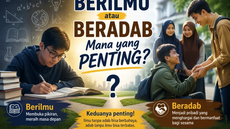 Masa Era Digital, Mana yang Lebih Penting: Adab atau Ilmu?