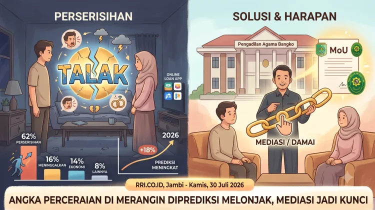 Kasus Perceraian di Merangin Diprediksi Melonjak Akhir 2026