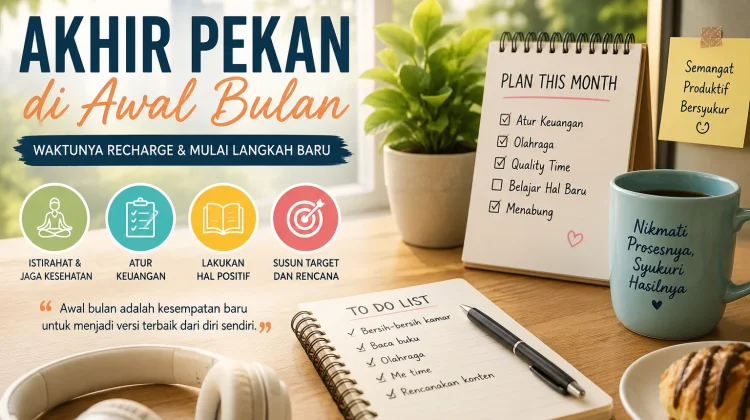 Akhir Pekan di Awal Bulan, saat yang Tepat untuk Recharge dan Susun Langkah Baru