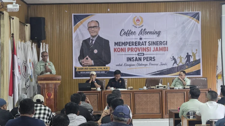 Koni Jambi Gelar Diskusi Bersama Insan Pers