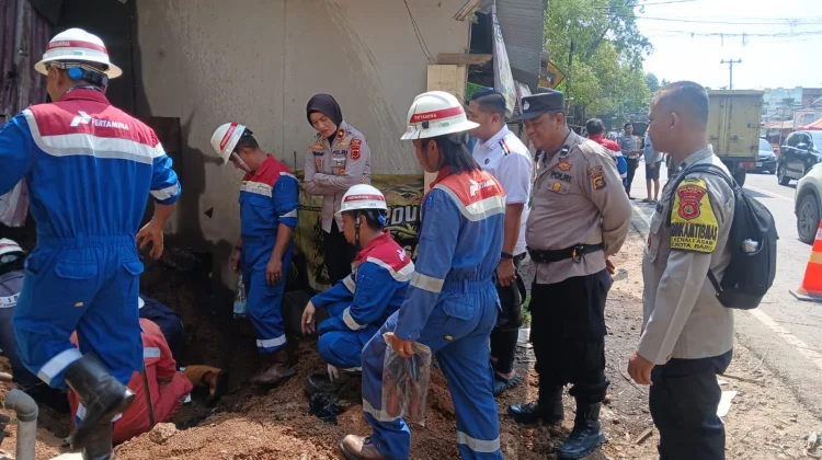 Polisi Jambi Terus Buru Pelaku illegal Tapping Pipa Minyak Pertamina