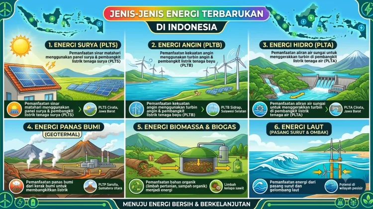 Energi Terbarukan Salah Satu Energi Terbesar di Indonesia