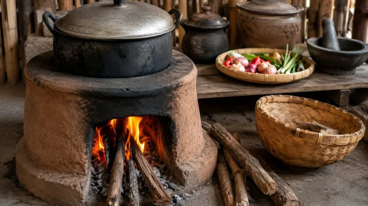Tungku Tanah Liat, Dapur Tradisional yang Mengandalkan Bara Api
