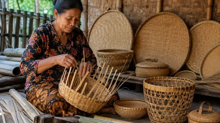 Anyaman Bambu, Warisan Budaya yang Tetap Bertahan di Era Modern