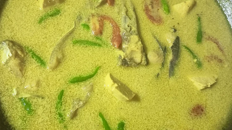 Menu Rumahan Gulai Kuning Patin Tahu Putih