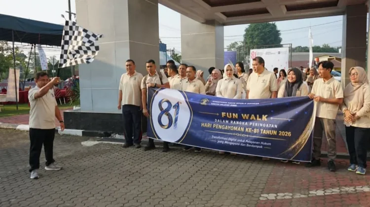 Fun Walk hingga Bazar UMKM Kanwil Semarakkan Peringatan Hari Pengayoman ke 81