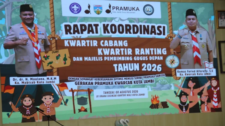 Kwarcab Kota Jambi Perkuat Gerakan Kepramukaan di Sekolah