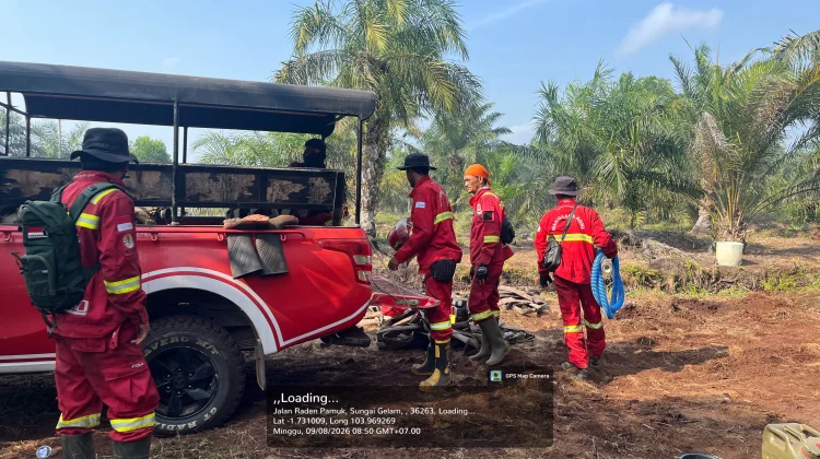 Tambahan Peronil Manggala Agni Dikerahkan Padamkan Karhutla di Sungai Gelam