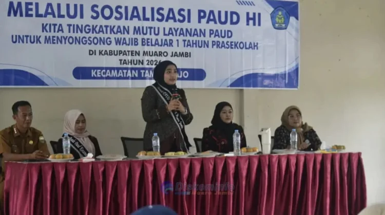 Bunda PAUD Muaro Jambi Dorong Wajib Belajar 1 Tahun Prasekolah