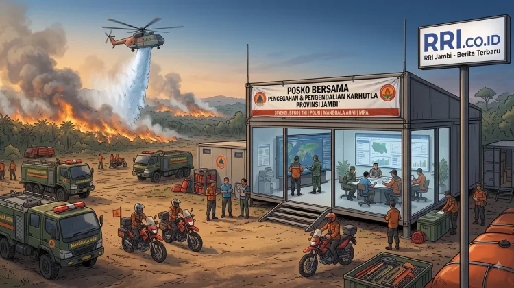 81 Posko Bencana Disiapkan di Provinsi Jambi Cegah Karhutla