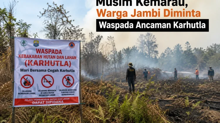 Musim Kemarau, Warga Jambi Diminta Waspada Ancaman Karhutla