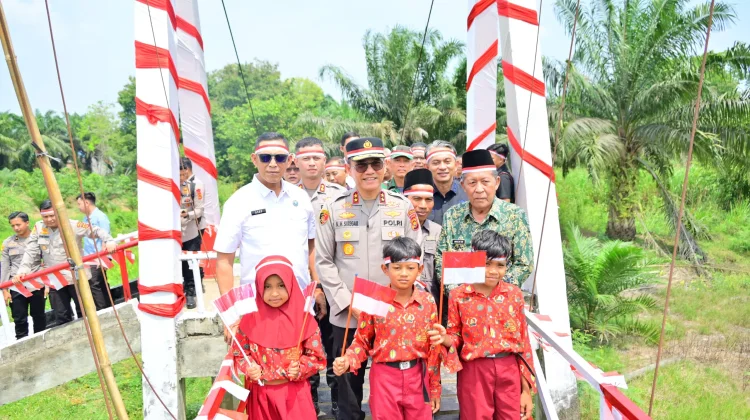 Pangkas Jarak Waktu Tempuh Masyarakat, Jembatan Merah Putih Presisi Diresmikan