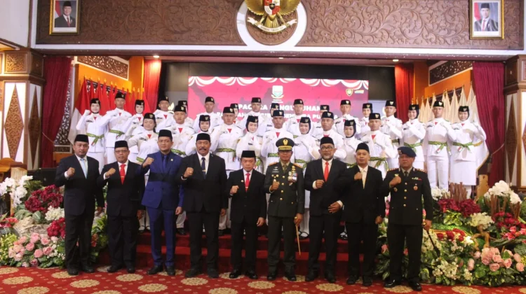 Momentum Pengukuhan Paskibraka Provinsi Jambi 2026