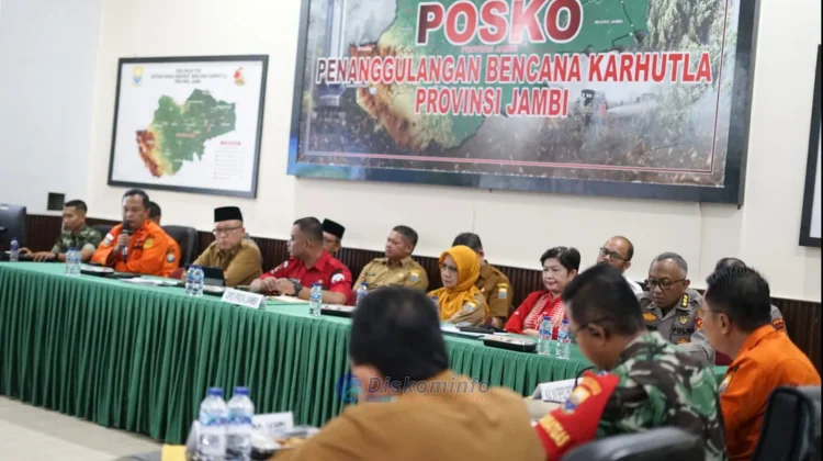 Karhutla Belum Sepenuhnya Padam, Bupati Muaro Jambi Perkuat Sinergi