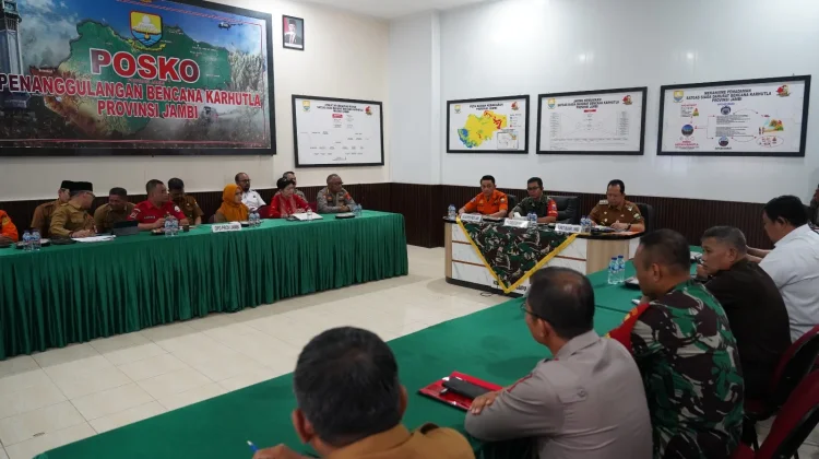 Perkuat Sinergi Cegah dan Tanggulangi Karhutla untuk Jambi yang Aman, Bebas Asap