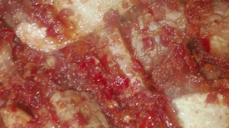 Sambal Kentang cabai Merah Pedas Manis