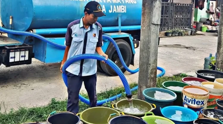 PDAM Tirta Mayang Siapkan Air Bersih Gratis Bagi Pelanggan Terdampak Kemarau