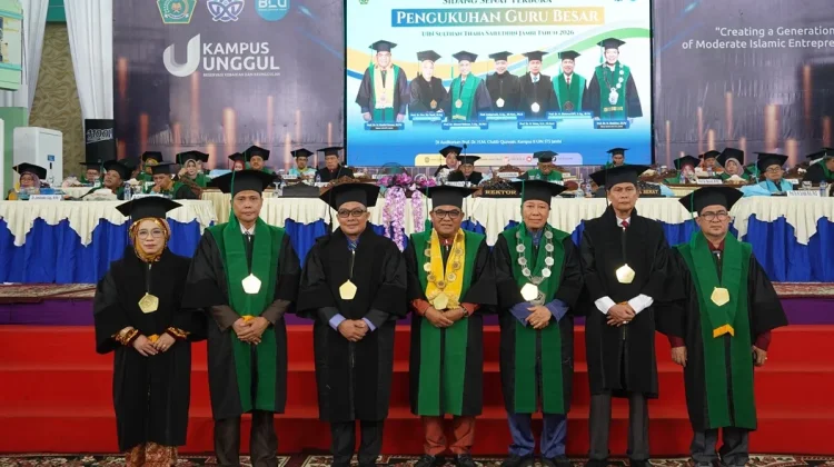 UIN STS Jambi Kukuhkan Lima Guru Besar
