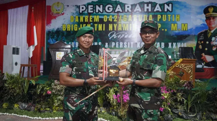 Danrem 042/Gapu Mantapkan Pengabdian Prajurit di Kodim 0420/ Sarko