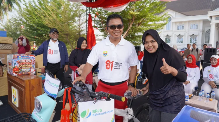 Danrem 042/Gapu Hadir di Semarak HUT RI ke 81, Sehat Bersama Jambi Semakin Maju