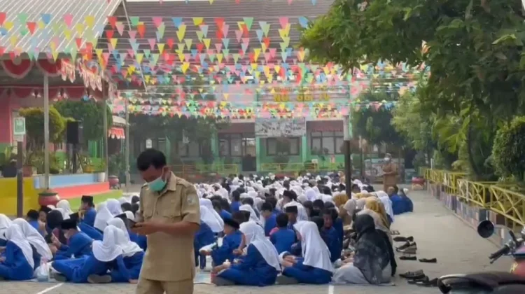 Kabut Asap Selimuti Kota Jambi, SDN 66 Percepat Kegiatan Maulid dan Wajibkan Masker