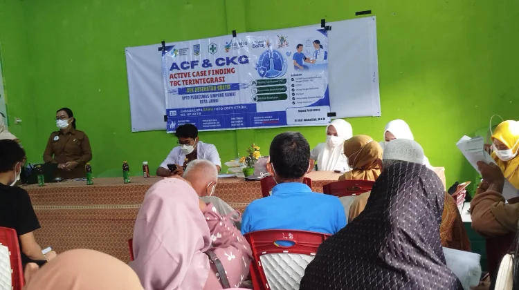 Dinkes Kota Jambi Skrining TBC di 124 Lokus, Sasar Kontak Erat dan Kelompok Berisiko