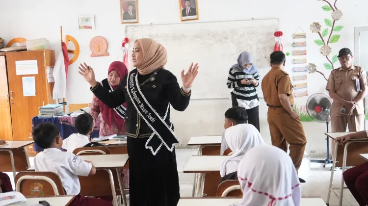 Bunda PAUD Muaro Jambi Tinjau Pembelajaran Ramah Anak