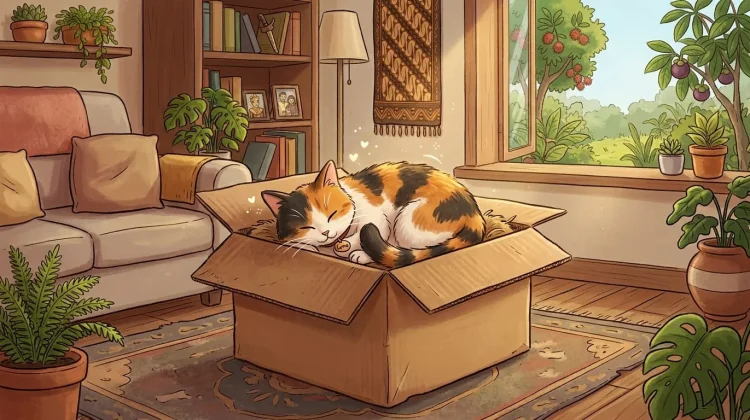 Alasan Ilmiah Kucing Sangat Menyukai Kardus Bekas