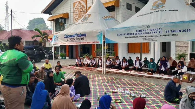 Rabu Berkah TP Posyandu Jambi Bersama PUTR, Hesti Haris Imbau Waspada Kemarau
