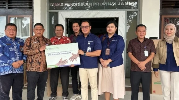 BPJS Kesehatan Cabang Jambi Salurkan 40 ribu Masker untuk pelajar
