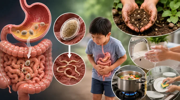 Mengapa Telur Cacing Bisa Bertahan di Lambung Manusia ?