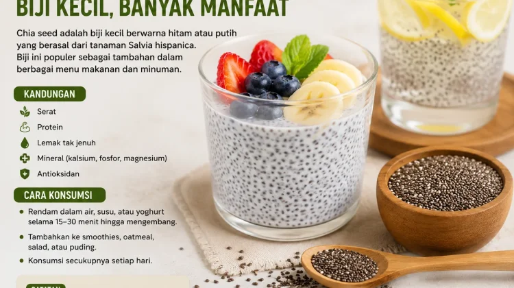 Biji Chia Seed Banyak Digunakan dalam Menu Sehari-hari