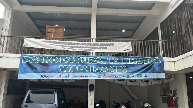 WALHI Jambi Dirikan Posko Darurat Karhutla