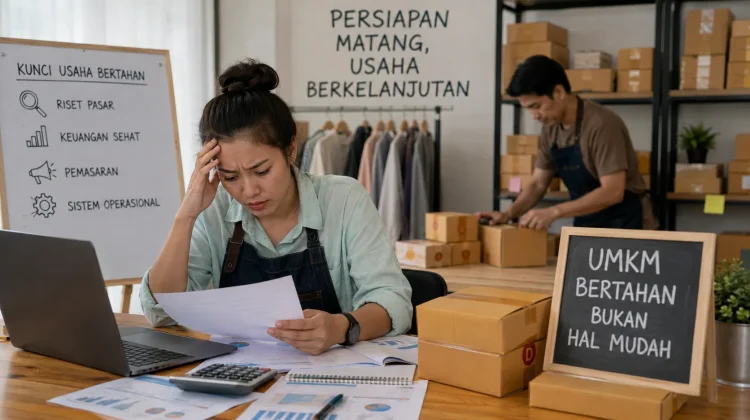 UMKM Tumbuh Pesat, Banyak Usaha Belum Siap Bertahan
